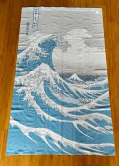 のれん暖簾　間仕切り　目隠し　日本画家　葛飾北斎　神奈川沖浪裏　86x146cm