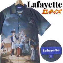 Lafayette ラファイエット 総柄 絵画風 革命 開襟シャツ XLサイズ