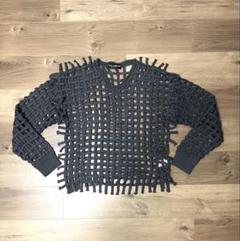 美品 DOLCE&GABBANA メッシュニット ブラック 90s 00s 未着用 DOLCE&GABBANA メッシュ ニット ランウェイ登場モデル