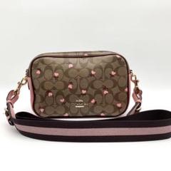 COACH コーチ ショルダーバッグ ダブルジップ C3239ハート 花柄 COACH コーチ ショルダーバッグ ダブルジップ C3239ハート 花柄