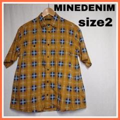 MINEDENIM ネックレス付きデニムシャツ