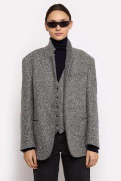 新品 10万 ROSEANNA ローズアンナ ジャケット グレー 36