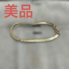 Christian Dior チェーンブレスレットCD金具　ゴールドカラー　美品