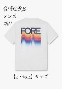 G/FOREジーフォア(L.XL.2XL)メンズTシャツホワイト