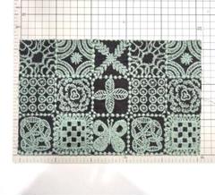 ミナペルホネン　ハンドメイド　がま口　BOX forest  tile 記念価格 ⚮̈ ミナペルホネン/forest tile/ボックスがま口・大（口金18