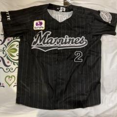 チャリダー【美品】千葉ロッテマリーンズ　ホーム　ユニフォーム 全選手展開オーセンティックユニホーム ビジター/マリーンズ