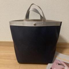 極美品◉エルベシャプリエ◉725GP◉リュクス舟型トートL◉ネイビー×シルバー 極美品◉エルベシャプリエ◉725GP◉リュクス舟型トートL