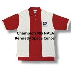 チャンピオン 90s NASA ケネディスペースセンター ポロシャツ スーベニア