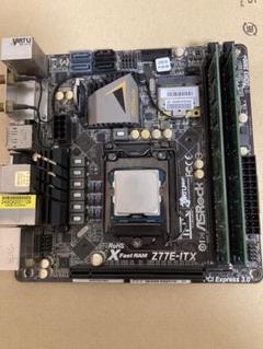 【作動品】H77M Mini ITX、Core i7-3770、16gbメモリ 作動品】H77M Mini ITX、Core i7-3770、16gbメモリ - メルカリ