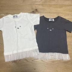 ミッフィー miffyすそフリル半袖tシャツ90
