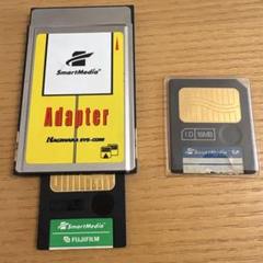 SmartMediaアダプターと16MB、4MBメモリーカード