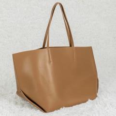 ドゥーズィエムクラス &MyuQ TOTE BAG 別注トートバッグキャメル ドゥーズィエムクラス &MyuQ キャメルトートバッグ