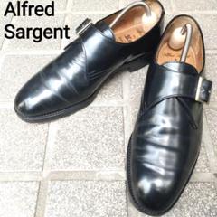 Alfred Sargent ブラック ダブルモンクストラップ レディース】“美品” Alfred Sargent（アルフレッド サージェント