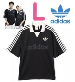 Adidas襟付きゴーリートップ black