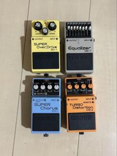 BOSS ギターエフェクターセット SD-1 CH-1 GE-7 DS-2 BOSS ギターエフェクターセット SD-1 CH-1 GE-7 DS-2 - メルカリ
