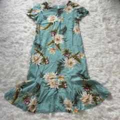 HAWAII TWO PALMS トゥーパームス ムームー 花柄 ワンピース M