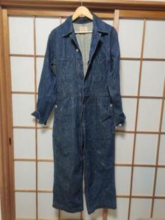 evisu ジーンズ ツナギ カバーオール EVISU(エヴィス) / オールインワン/つなぎ/40/デニム/IDG/1200