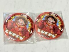 ONEPIECE ワンピース 輩缶バッジ 弾25弾 エッグヘッド ルフィ 2点