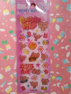 べティーズブルー　Betty’s BLUE 平成レトロ　サンスター　シール