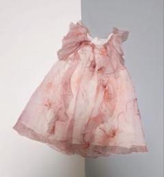 クリーニング済Baby Dior ベビードレス 24ヶ月 ピンク