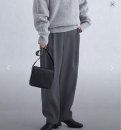 【美品】green label relaxingカーブ パンツ　ダークグレー