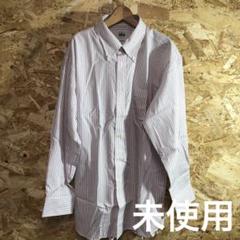 【 2432番】COSBY ワイシャツ　未使用　メンズ 4 L ストライプ