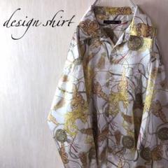 LOCK HEAVEN 柄シャツ デザインシャツ ドレスシャツ