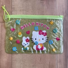 ハローキティ 透明ポーチ　サンリオ　昭和レトロ