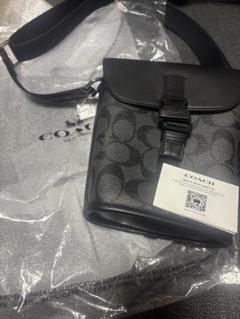 COACH スマホショルダーバッグ ブラックのサムネイル
