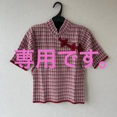 ♡ Sachika♡PAMEO POSE チャイナ ニット トップス ♡ Sachika様専用♡PAMEO POSE チャイナ ニット トップス - メルカリ