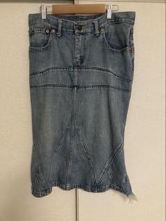 美品　JUNYA WATANABE デニム　スカート M　　 AD2005 JUNYA WATANABE COMME des GARCONS JUNYA WATANABE 再構築デニム
