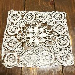 専用Dフランスアンティーク*モチーフレース*アンティークレース*手刺繍*モチーフ フランスアンティーク手刺繍レースモチーフ : Antique C'Joli