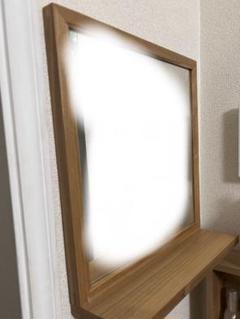 壁美人 棚付きミラー