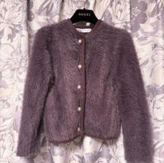 新品　レア　ZARA ボリューム　フェイク ファー　リブニット 大襟カーディガン 2025年最新】zara フェイクファーカーディガンの人気アイテム