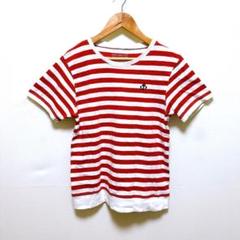 ☆ Coen(M)ボーダー 半袖 Tシャツ カットソー 赤 白 イカリ アンカー