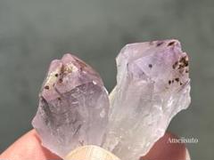 《カコクセナイト×ラベンダーアメジスト＊ナチュラルポイント×原石結晶》