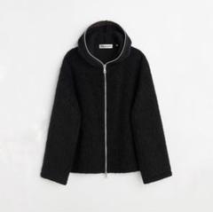 OUR LEGACY FULL ZIP HOOD Black Hairy 46