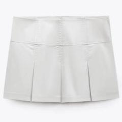 【お値下げ】ZARA ザラ＊ボックス プリーツ スカート スカンツ XS 24のサムネイル