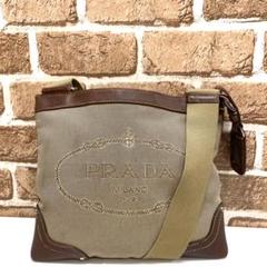 美品!PRADA ジャガード ショルダーバッグ 3309