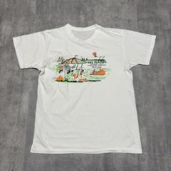 90s ヴィンテージ　Tシャツ　イラスト　デプレーンズ　絵　イタリア　シカゴ