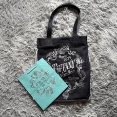 良品 Tiffany レザー トートバッグ バッグ ビンテージ ブルー 希少 Tiffany ティファニー レザートートバッグ