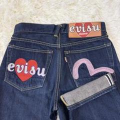 値下げ♡evisu 刺繍 カモメ 歌舞伎 LOT 0001 デニム 34