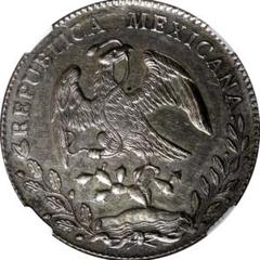 MS61】1896年 メキシコ 8レアル銀貨 貿易銀 本物保証 - メルカリ