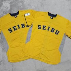 西武ライオンズ　ユニフォーム　2枚セット　L　イエロー　SEIBU