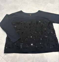 正規品　LOUIS VUITTON カットソー　長袖Tシャツ　スパンコール 煌めくスパンコール】LOUIS VUITTON☆Short-Sleeved Tシャツ