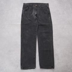 Rustler ラスラー W34 ブラックデニム ボトム 古着 黒 14878