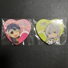 アイナナ★Re:vale【百】アニカフェ★ハート型缶バッジ★8点セット アイナナ☆Re:vale【百】アニカフェ☆ハート型缶バッジ☆8点セット