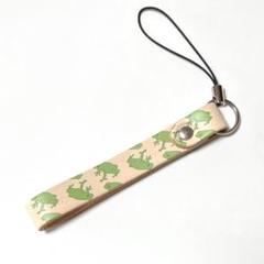 【未使用】HIRAMEKI. カエル レザーストラップのサムネイル
