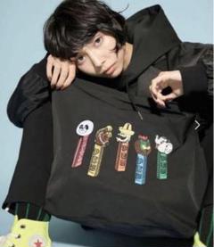 ear PAPILLONNER ×pezコラボ クロスショルダーバッグ ブラック