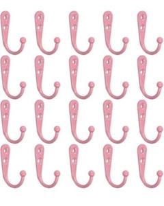 uxcell ウォールフック 20個セット ピンク